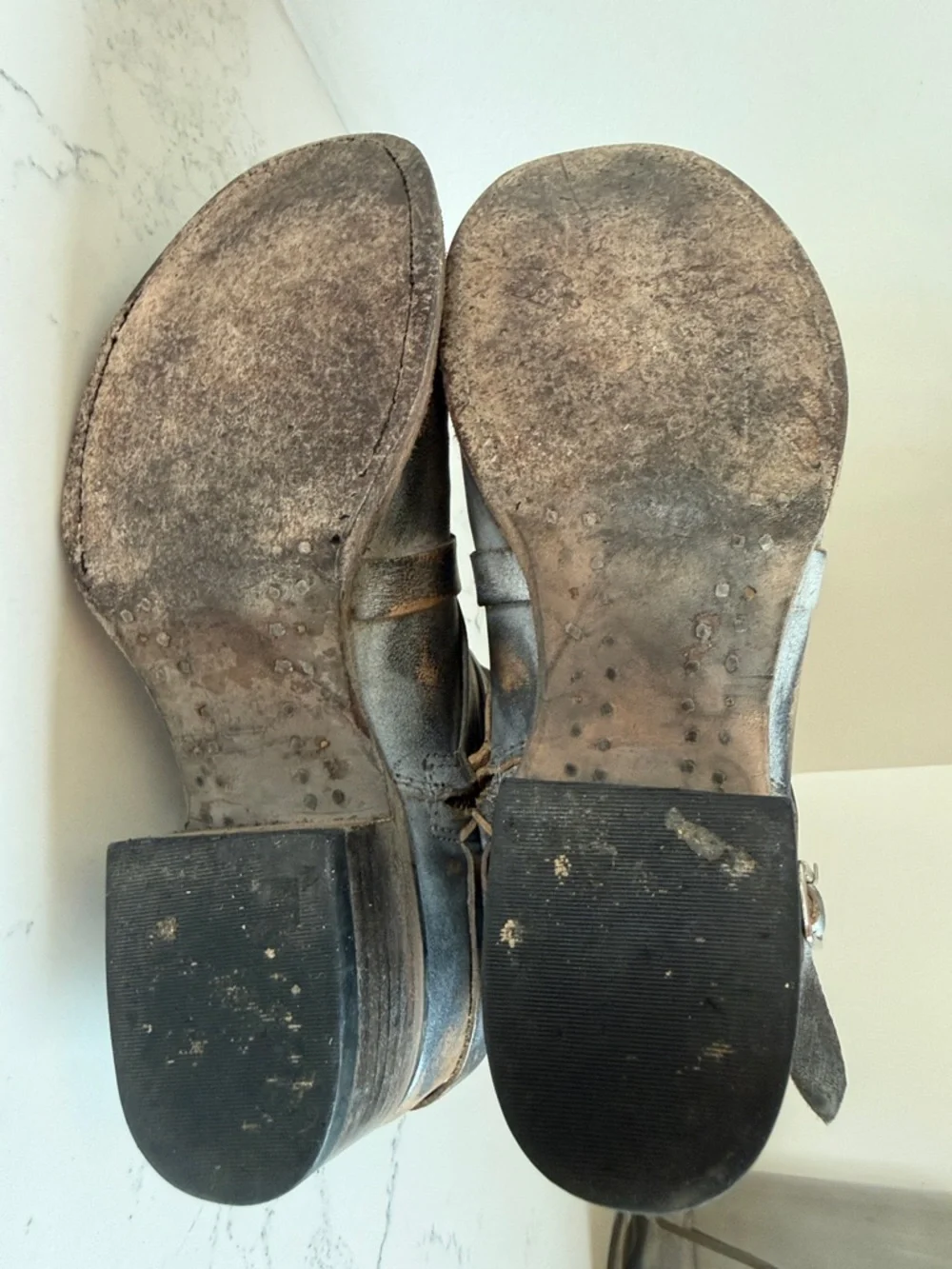 Freebird by Steven Sammi Ankle Booties Womens Size 7 Color Brown Distressed